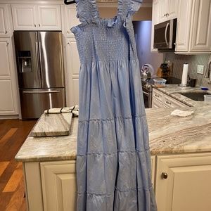 Hill house Ellie  Nap dress shimmery blue